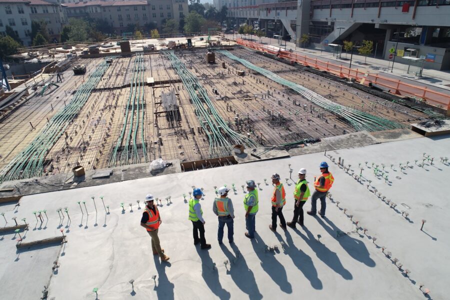 Chantier de construction de maison neuve en autoconstruction au Québec
